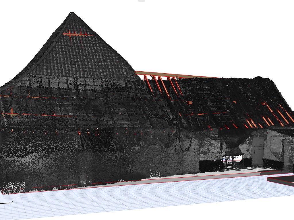 3D model uit pointcloud - pointcloud en model